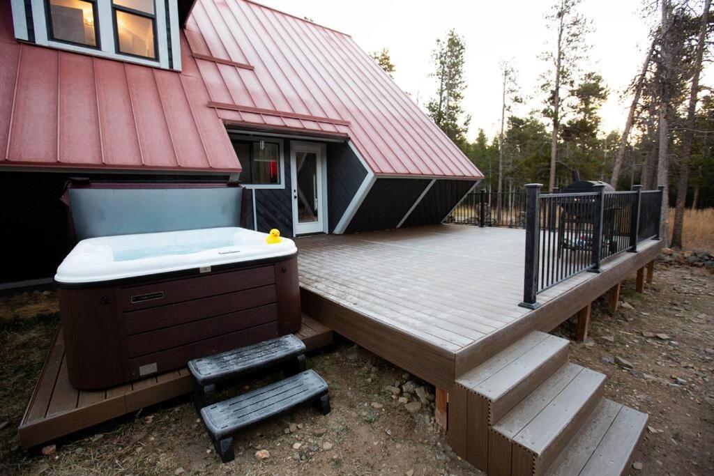 Little Gem Lodge Unique Mtn A-Frame W Hot Tub Black Hawk Exterior photo